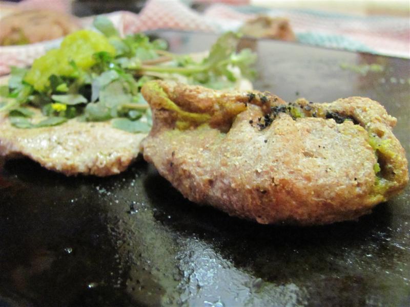 מאפה עם מילוי דלעת, רגלת הגינה וירבוזים